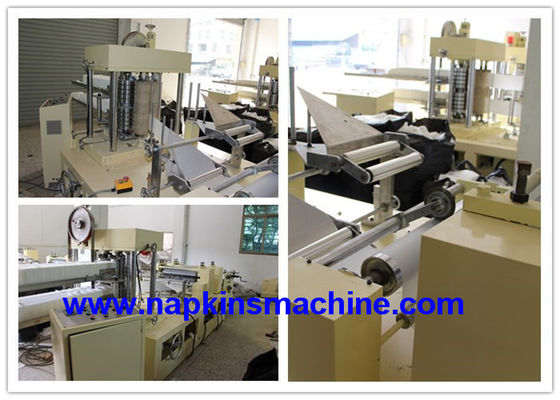 7.5KW 4 tovagliolo della carta velina di piegatura 330mm che fa macchina
