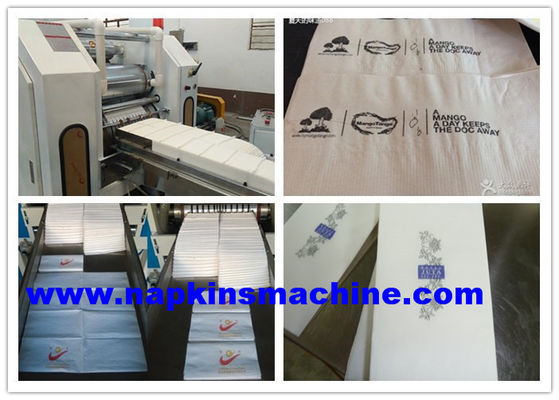 1000 pc/macchina volta 1/12 di produzione del tovagliolo larghezza di min 400mm
