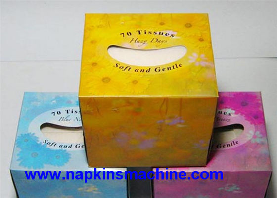 fazzoletto per il trucco del contenitore di cubo 380V che fa macchina, 80 m. Min Tissue Paper Maker Machine