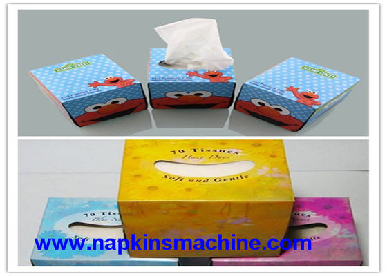 fazzoletto per il trucco del contenitore di cubo 380V che fa macchina, 80 m. Min Tissue Paper Maker Machine