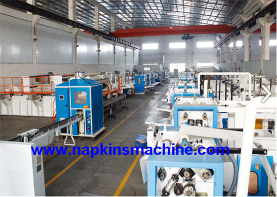 100 disegnano/Min Tissue Paper Maker, linea di produzione del fazzoletto per il trucco dello SpA di dimensione di 210mm