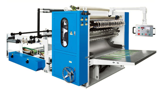 Linea di produzione di disegno molle del fazzoletto per il trucco 11KW 4800sheets/min Interfold