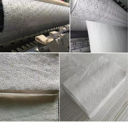 strati/Min Edge Embossing della macchina 4800 del fazzoletto per il trucco di Interfold del CE 380V